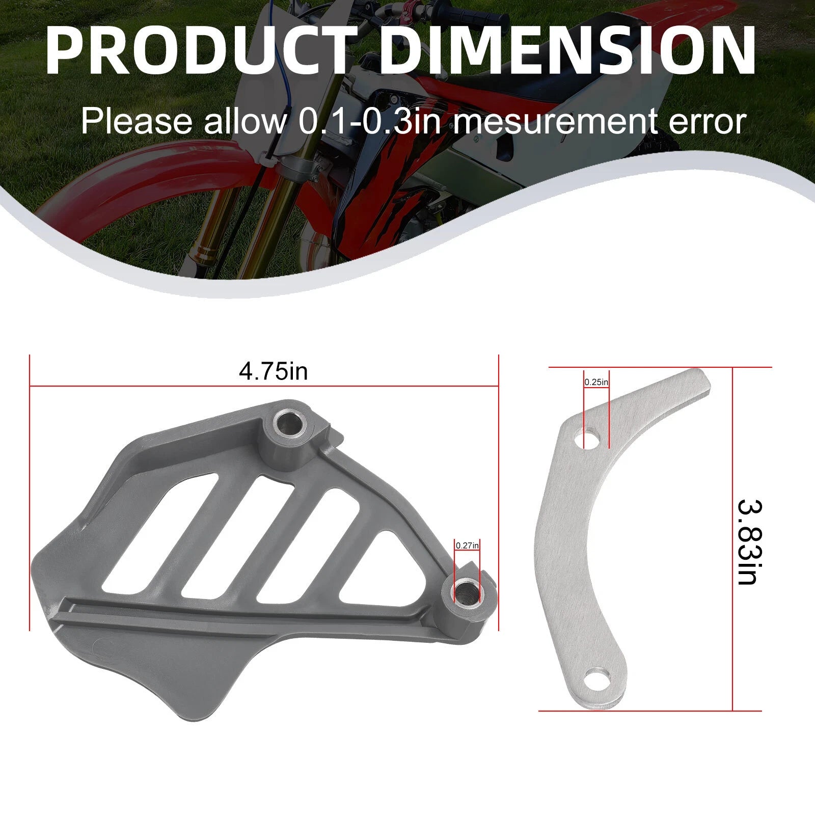 Front Sprocket Cover Guard w/ Chain Guide Case Saver for Honda CR125R (1998–2007)