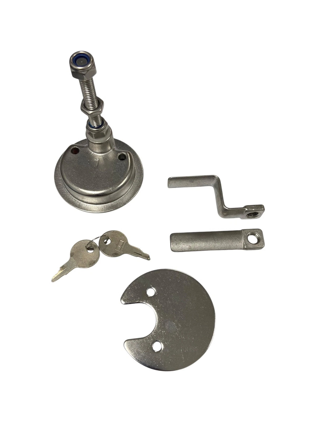 Marine Latch Face with Lock Kit for (2 7/16" Cutout)