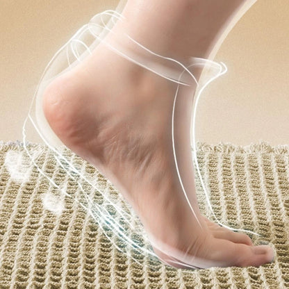 NonSlip Soft Bath Rug Quick Dry Washable Fiber Mat with Tassels
