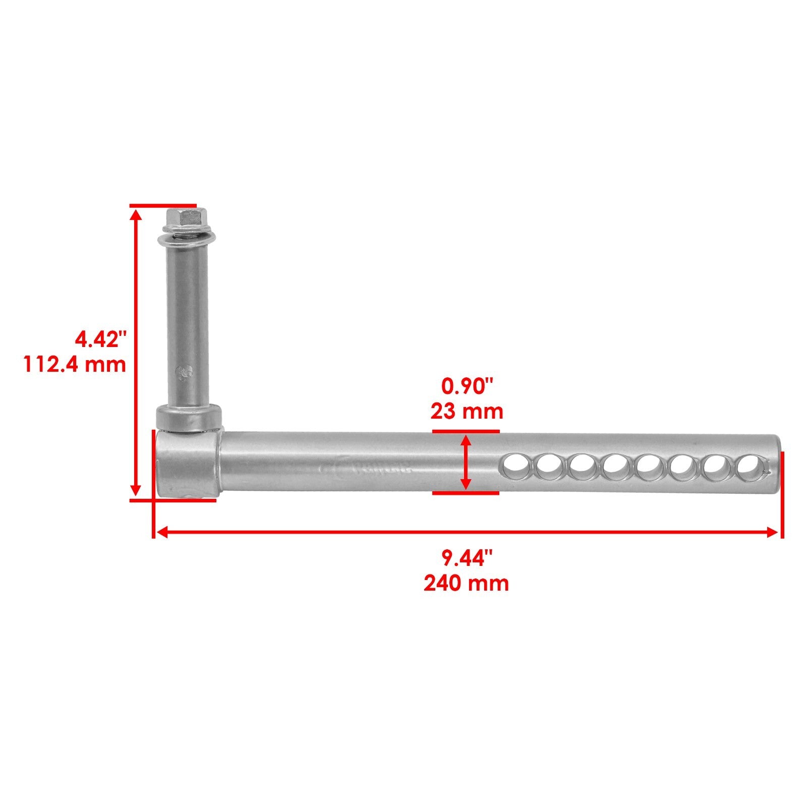 Deck Wheel Arm Replacement for John Deere X700 X720 X724 X728 (Rear Left) (2005–2016)