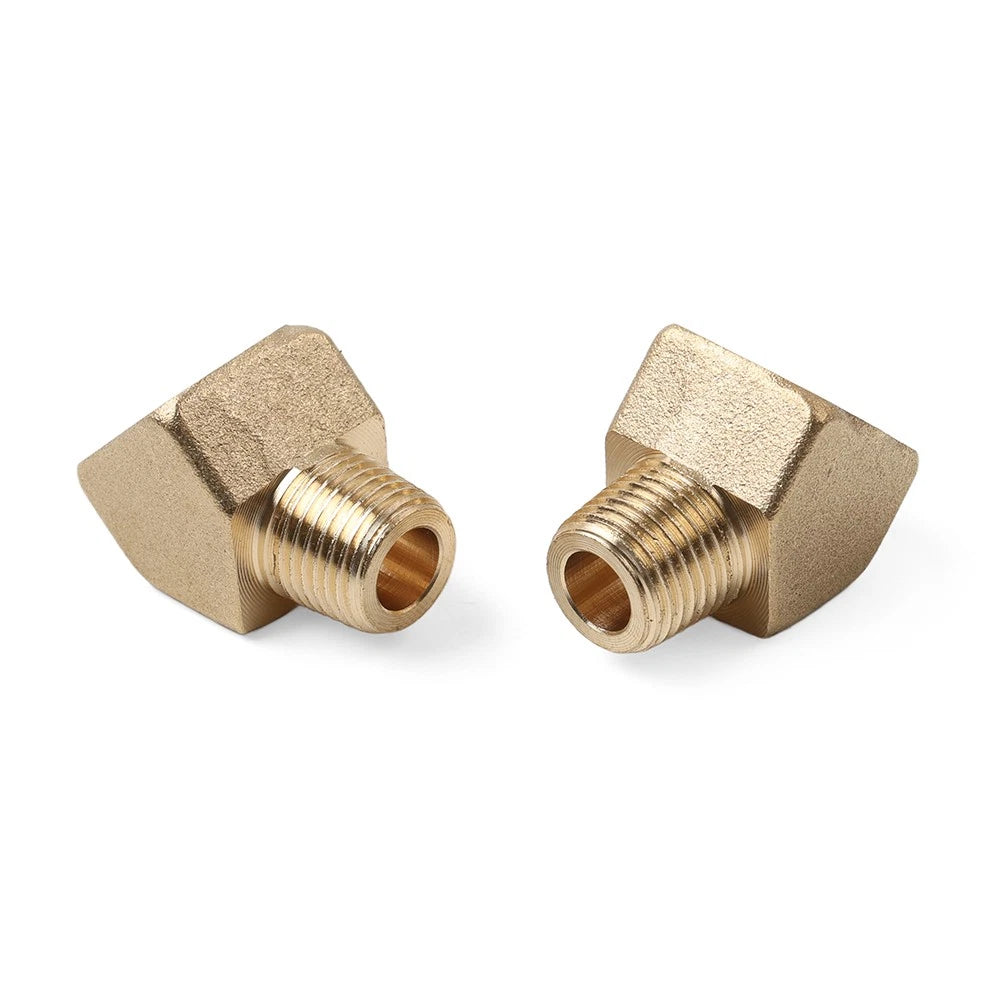 2pcs 45 Degree Street Elbow Brass Pipe Fitting 1/8 NPT Male/Female