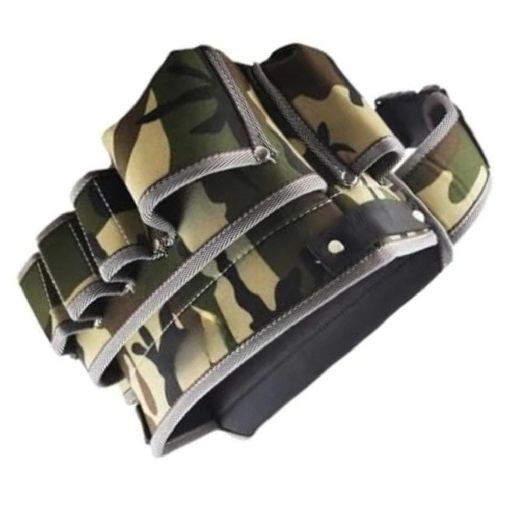 Camouflage Waist Tool Bag for Quick Access - Lightweight Oxford Fabric