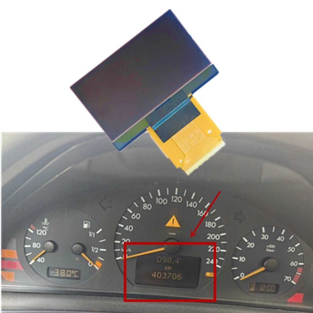 Dashboard Middle LCD Display 110080063 For Mercedes E-Class W210 E320 E430 E55