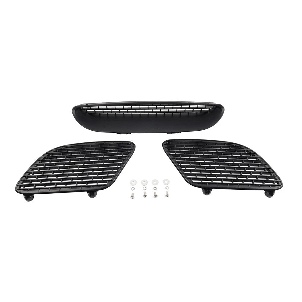 3X Front Upper Hood Bezel Scoop Grille for Dodge Challenger (2015–2021)