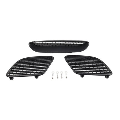 3X Front Upper Hood Bezel Scoop Grille for Dodge Challenger (2015–2021)