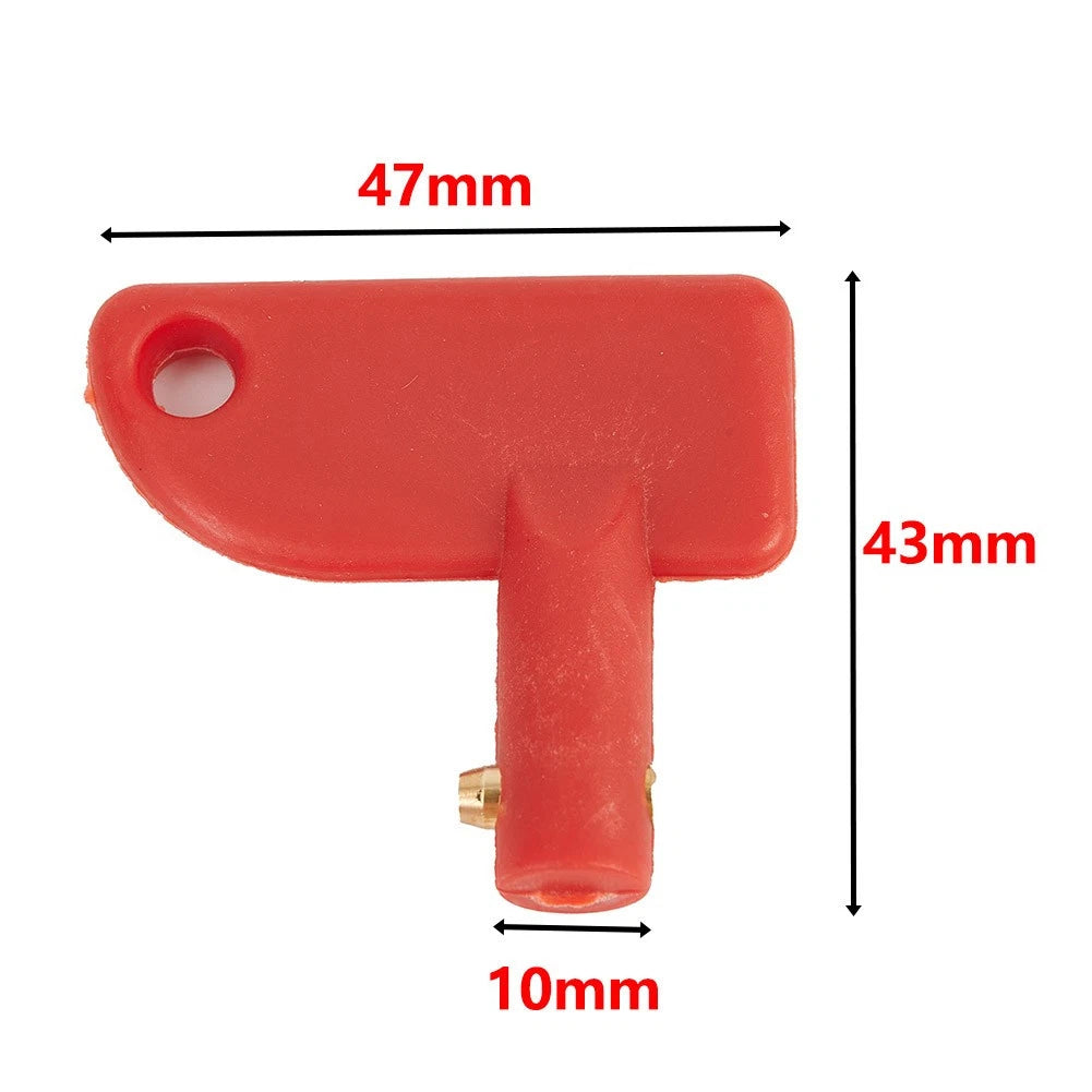 Spare Key for Battery Isolator Switch (Car, Van, Boat)