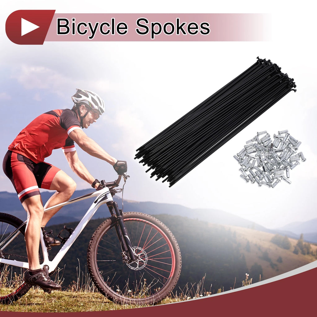 Bicycle Spokes Set 210mm Carbon Steel for 13G Wheel Rim (2000–2000)