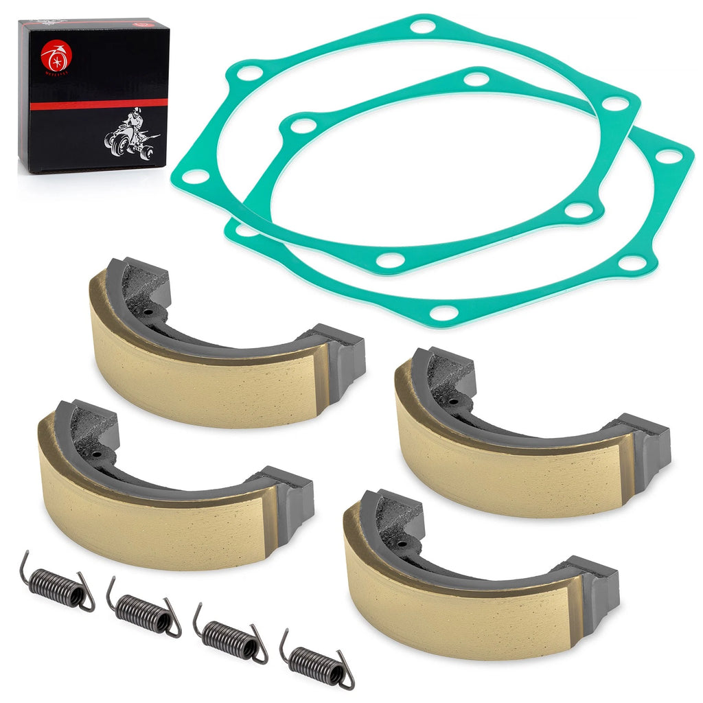 Set of 4 Brake Shoes Springs Gasket Kit for John Deere 650 670