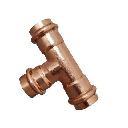 Press Fit Copper Pipe Fitting for Heat Pump and Air Conditioning Systems
