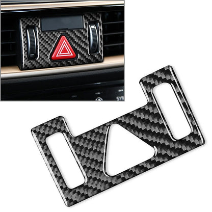 Mergency Light Button Frame Trim for Kia K3 Forte (2019–2021) Carbon Fiber Black