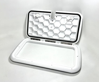 Anchor Rope Hatch for Jim Black Deck Lid (11in x 19in) Polar White OEM