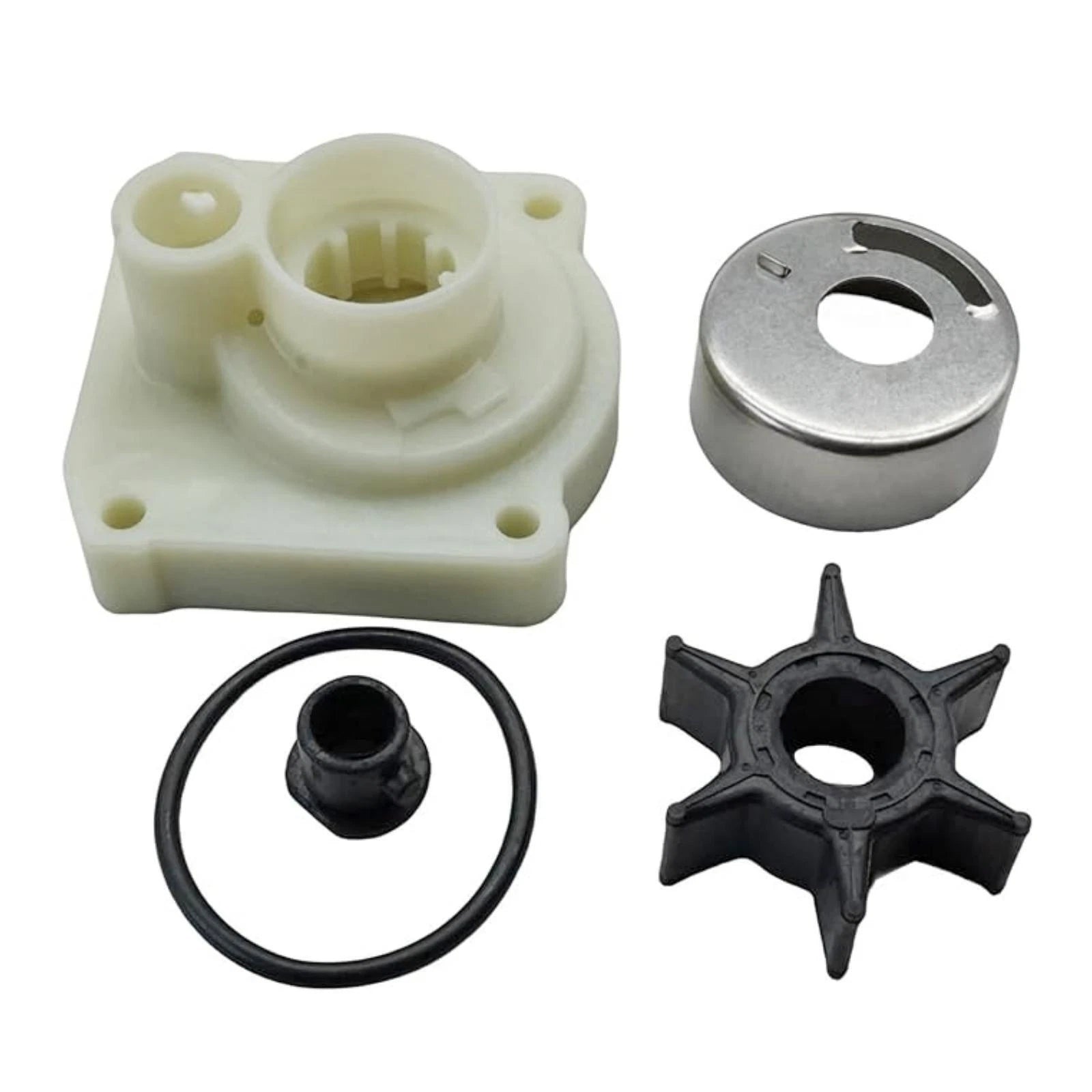 Water Pump Impeller Repair Kit for Yamaha 25hp Outboards (61N-W0078-11-00)