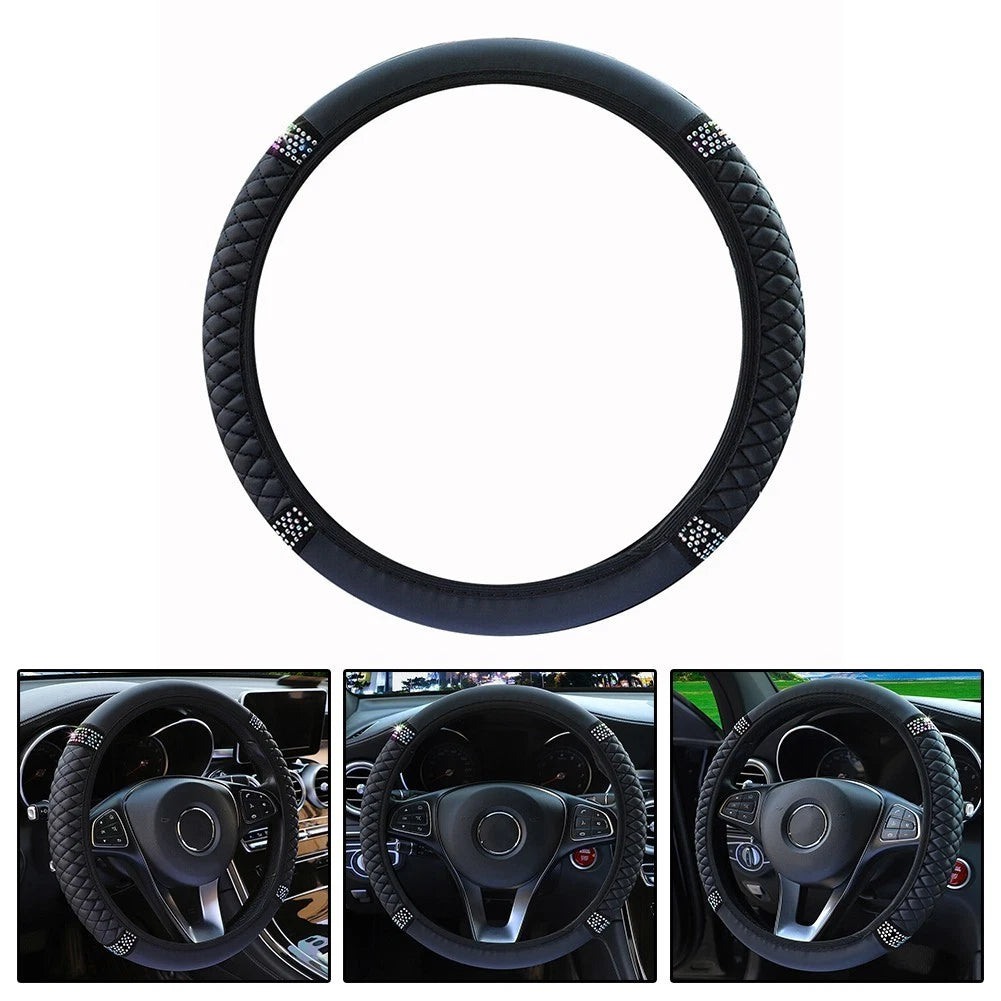 Steering Wheel Cover for Universal Fit (15/38cm)