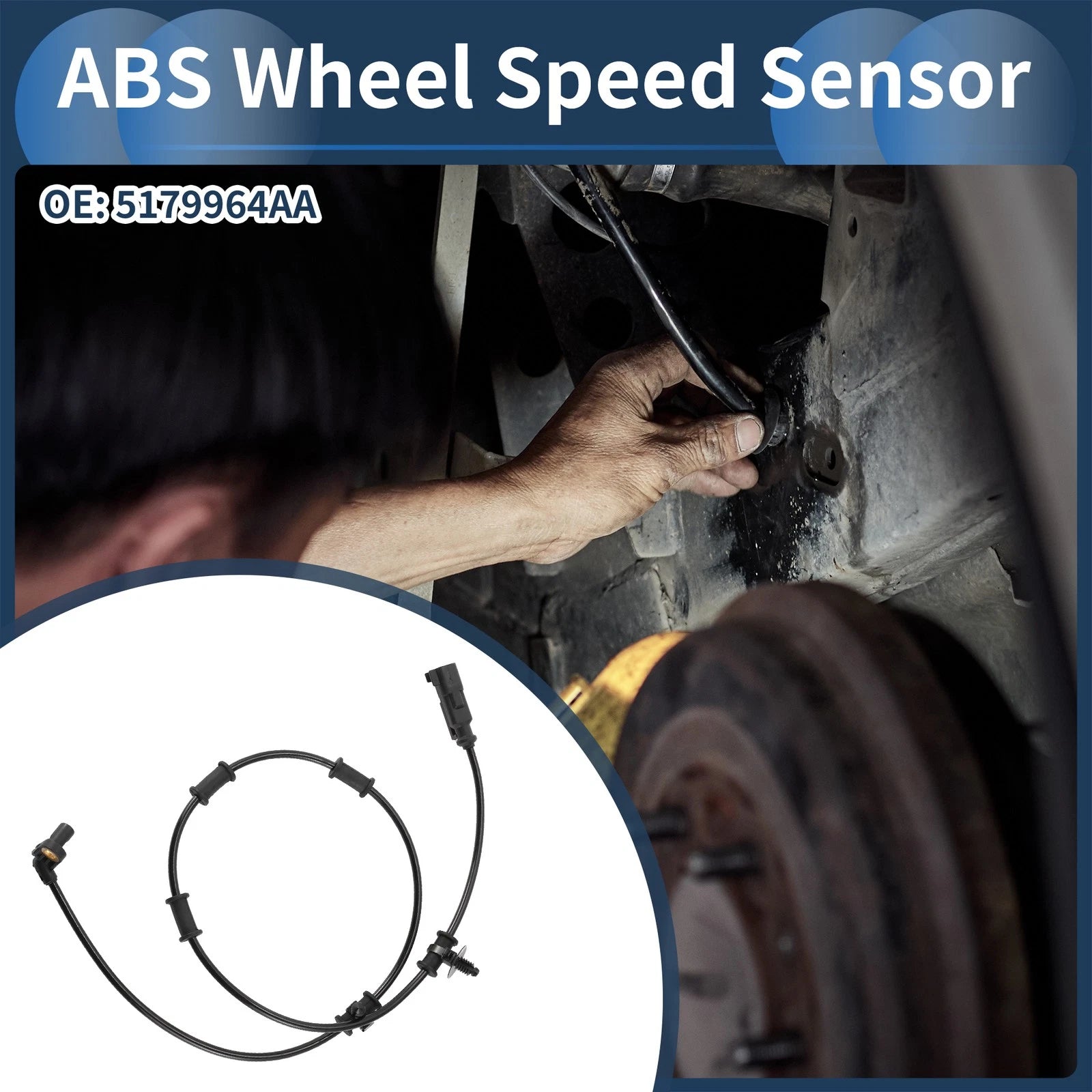 ABS Wheel Speed Sensor Replacement for Dodge Ram 1500 (2006–2007)
