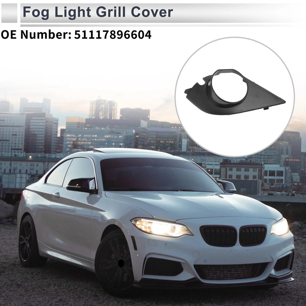 Right Front Fog Light Grill Replacement for BMW E60 E61 (2003–2009)