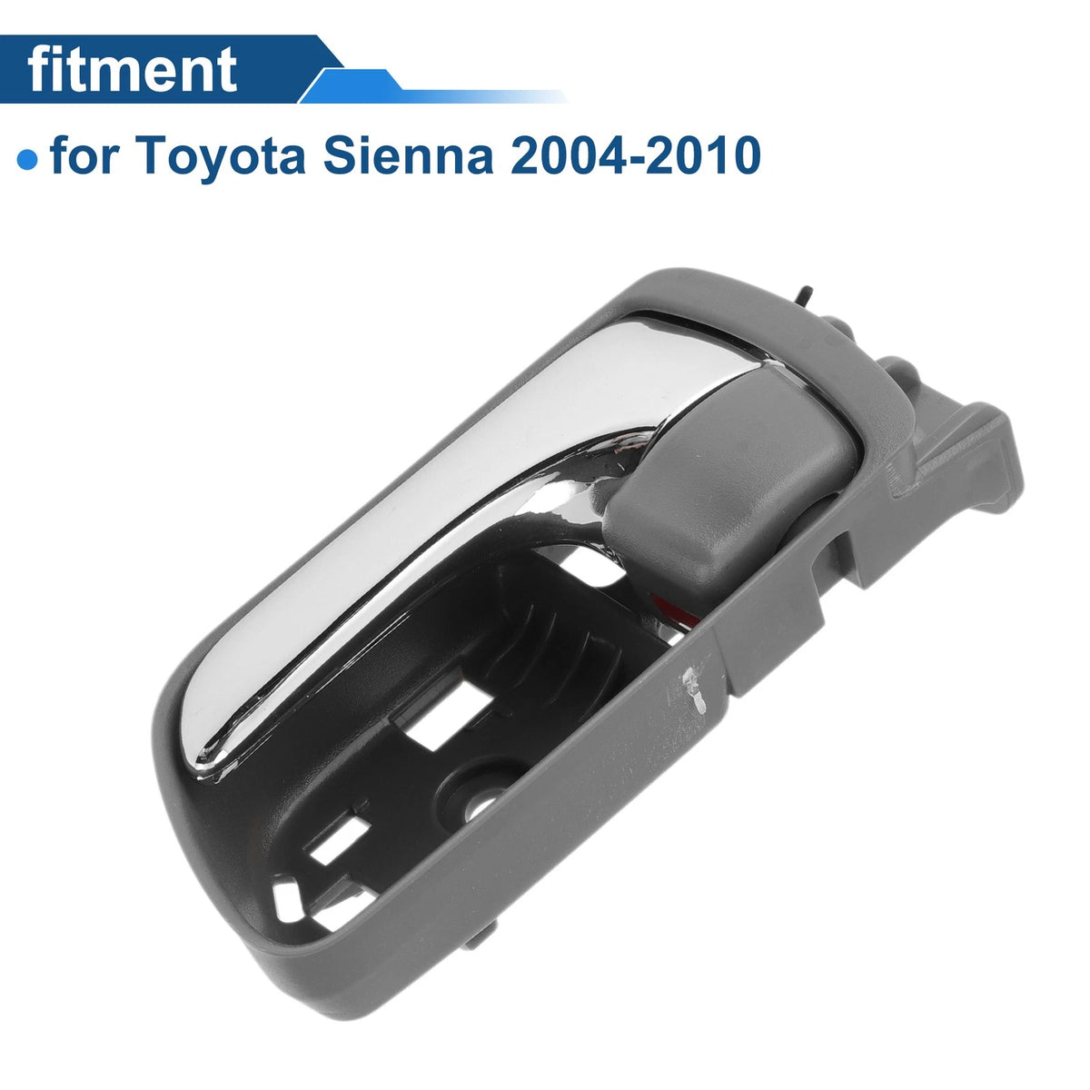 Front Driver Side Interior Door Handle for Toyota Sienna (2004–2010) Silver