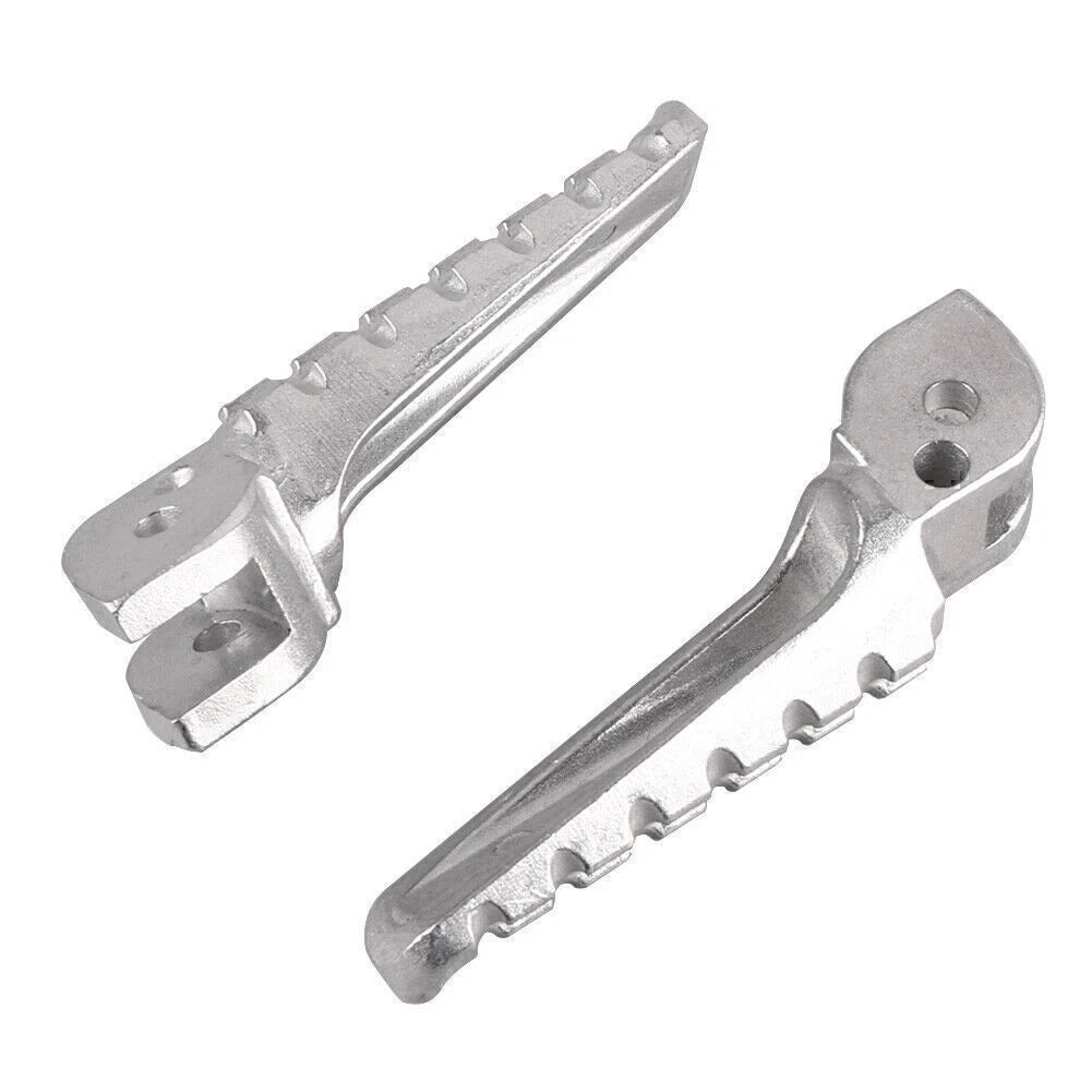 Front Footpegs Footrests Kit for Ducati Monster 696 796 (2009–2013) Silver