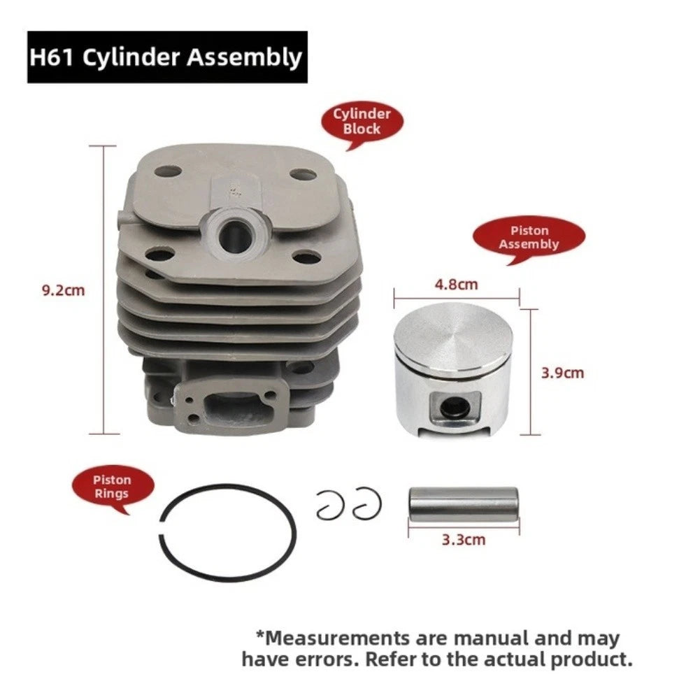 Die Cast 48mm Cylinder with Multi Layer Chrome Plating for HUSQVARNA 61