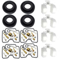 4X Carburetor Repair Kit Diaphragm Float for Suzuki GSX600F (1998–2006)