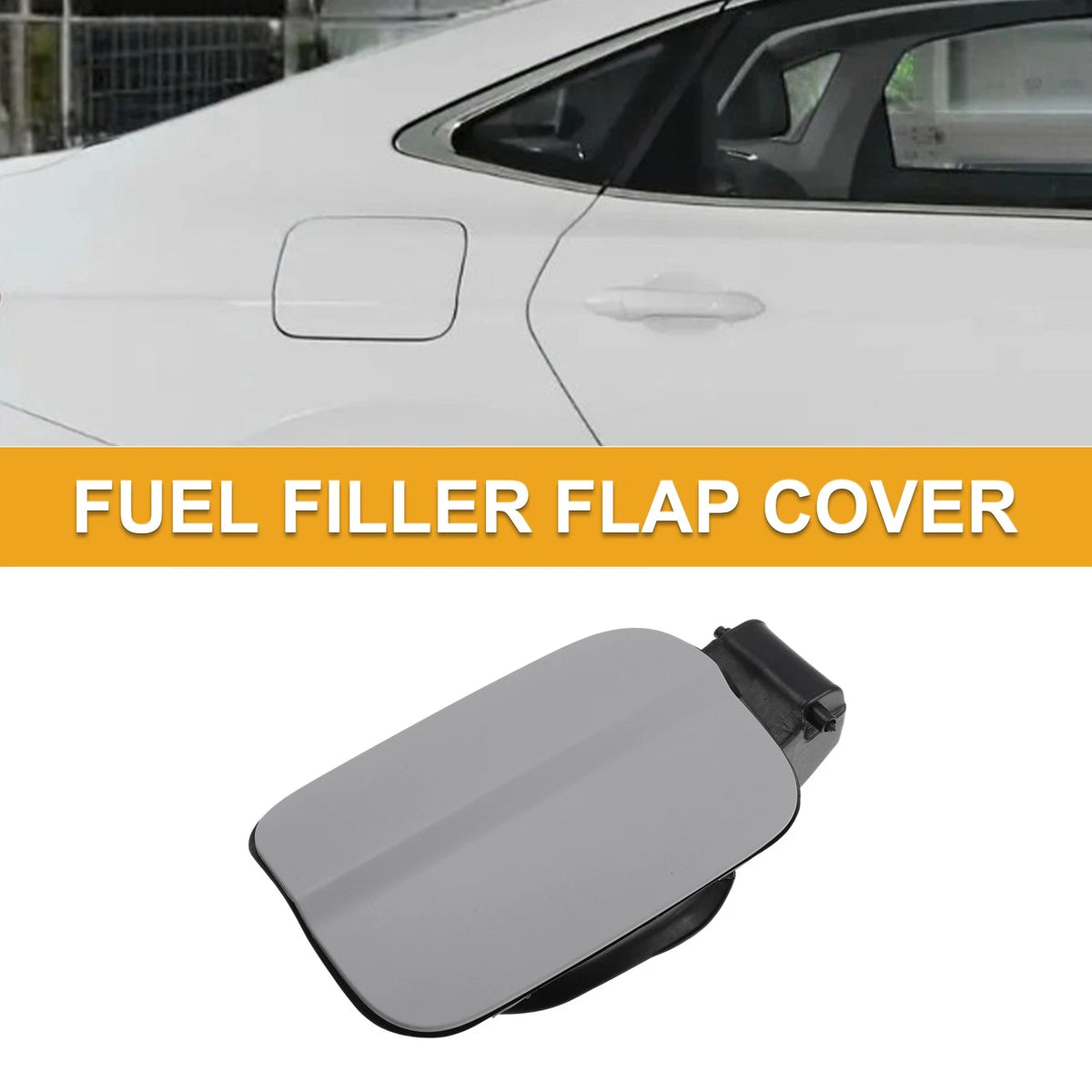 Fuel Tank Door Cap for Audi A6 C7 (2012–2018) No.4GD809907A Primer ABS
