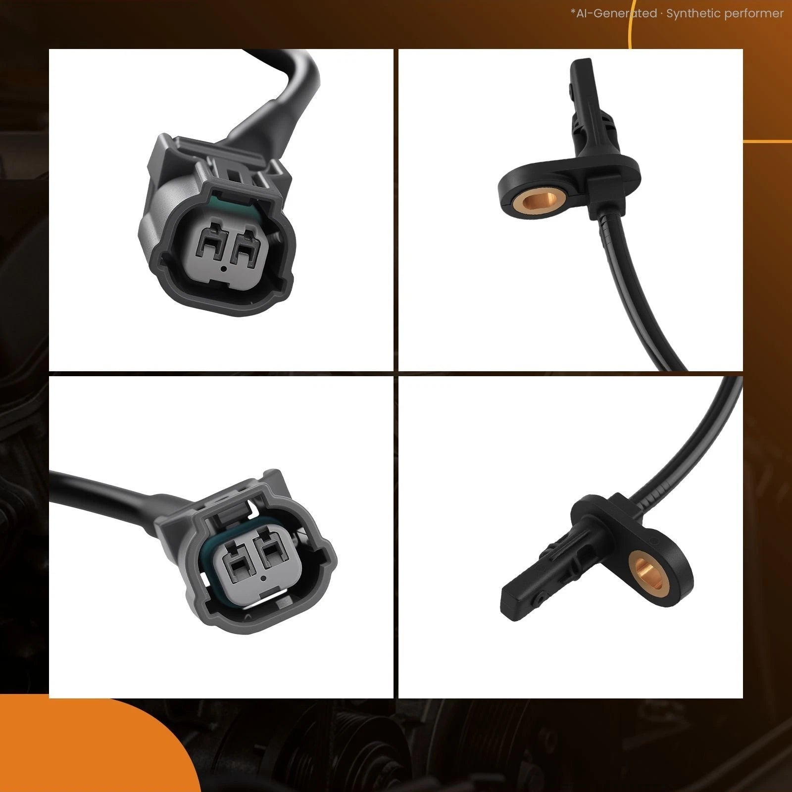 2X ABS Wheel Speed Sensor for Honda Odyssey (2007–2010)