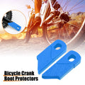 Crank Boot Protector Pair for Bicycle Cycling Crank Arm Covers (Blue)