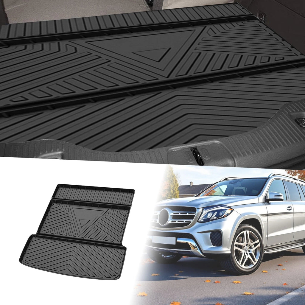 Rear Trunk Mat Flat Cargo Liner TPE 1 Pc for Mercedes Benz GLS (2013–2019)