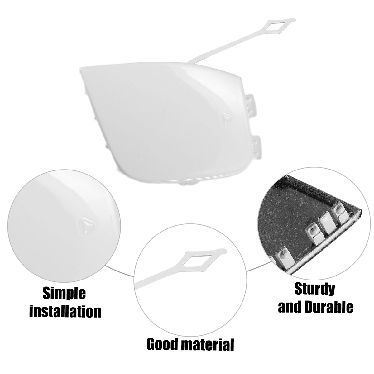 Front Right Tow Hook Cover Replacement for Mercedes-Benz GLA 250 4Matic (2015–2019)