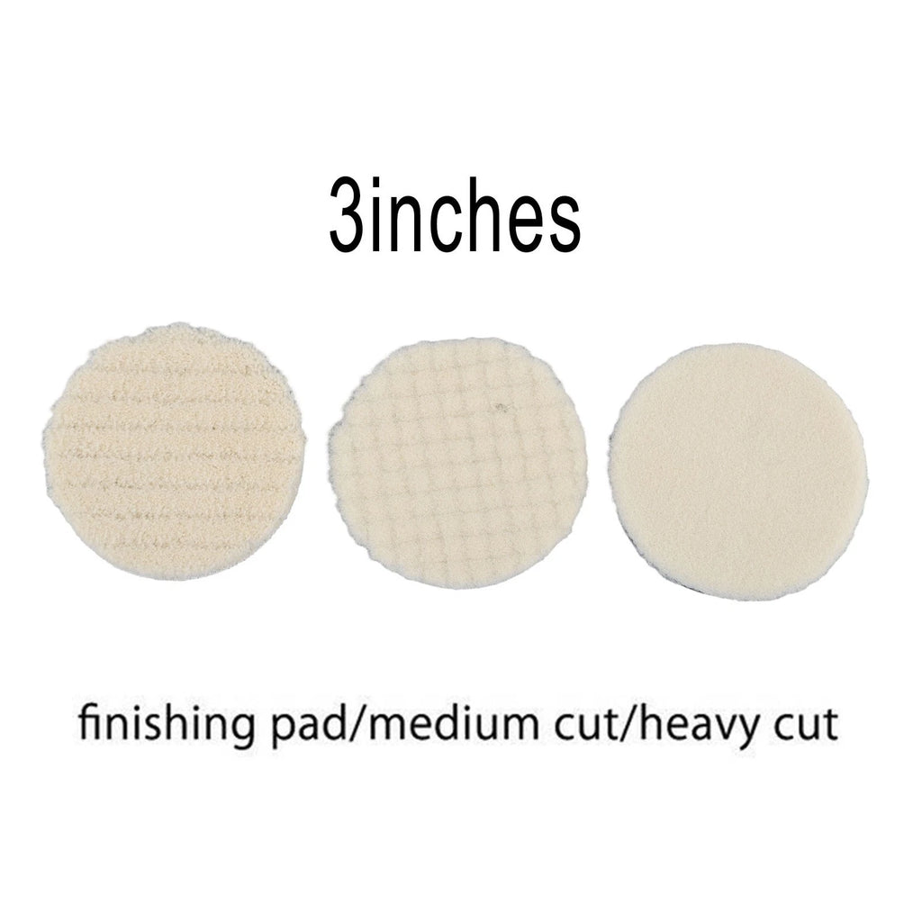 3pcs Polishing Pad Kit for Universal Car Use