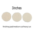 3pcs Polishing Pad Kit for Universal Car Use