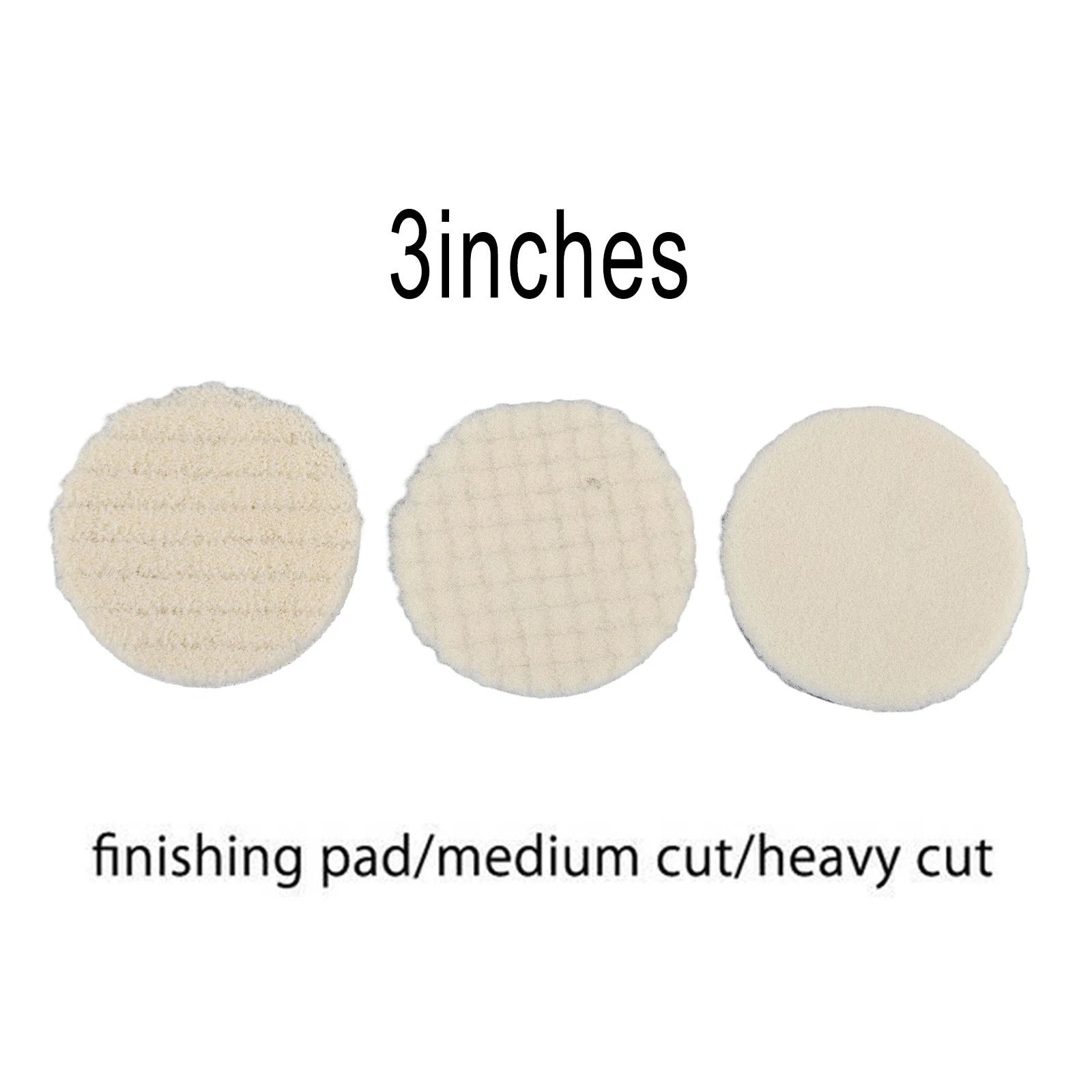 3pcs Polishing Pad Kit for Universal Car Use
