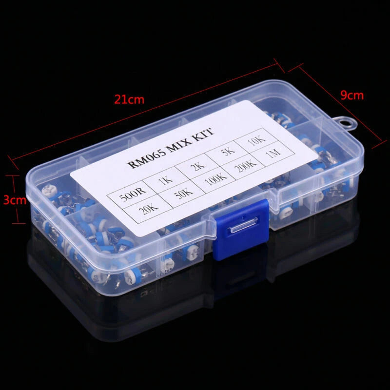 Variable Resistor Potentiometer Trimpot for SG (500Ω–1MΩ)