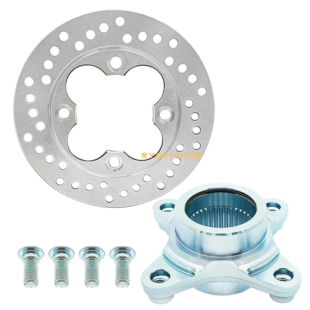 Rear Brake Disc Rotor w/ Hub Flange for Honda FourTrax 250 TRX250R (1986–1989)