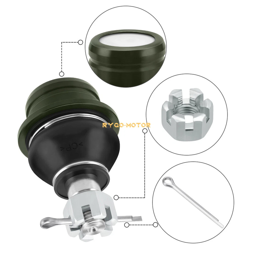 Set of 4 Upper Lower Ball Joints for Suzuki KingQuad 450 500 700 750 (2005–2023)