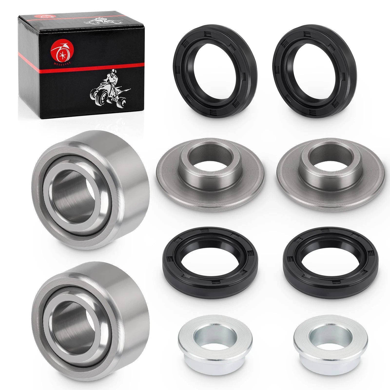 Rear Shock Bearing Seal Rebuild Kit for Yamaha IT200 (1984–1986) / TT350 (1986–1987)