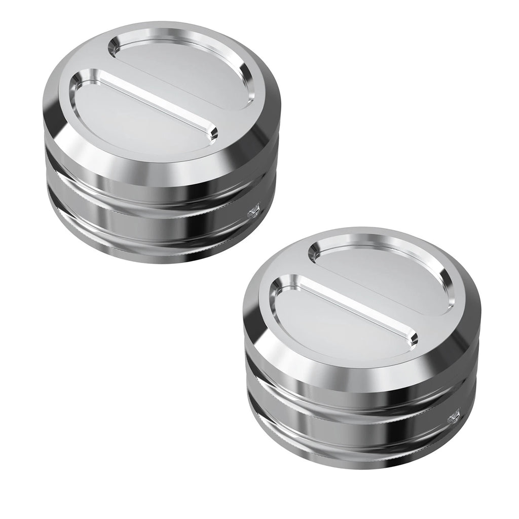 Pair Front Upper Fork Stem Nut Cover for Harley Iron 1200 XL1200NS (2018–2021)