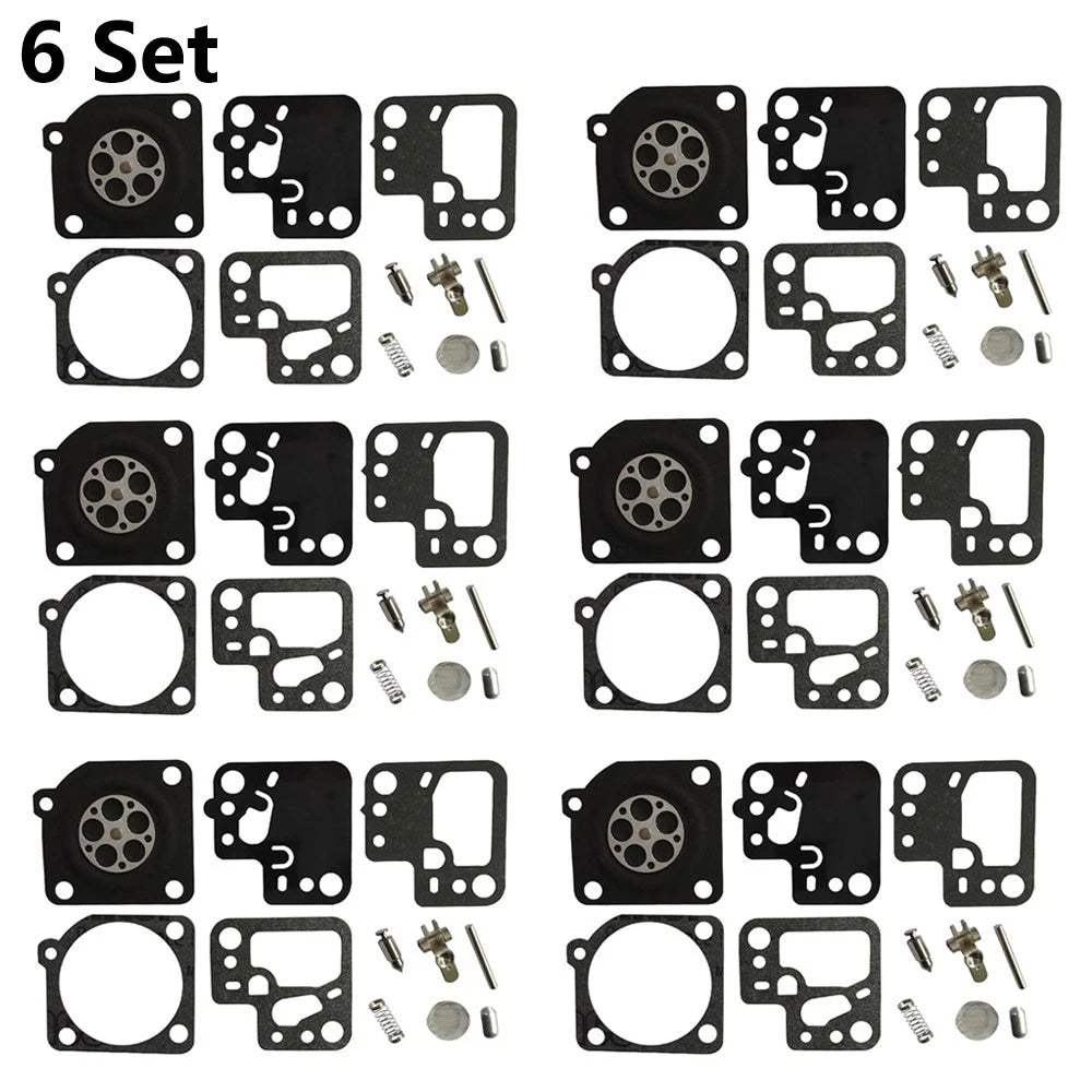 Set of 6 Carburetor Gasket Kit for Stihl HS46 HS56 (ZAMA RB-186 C1T-S195)