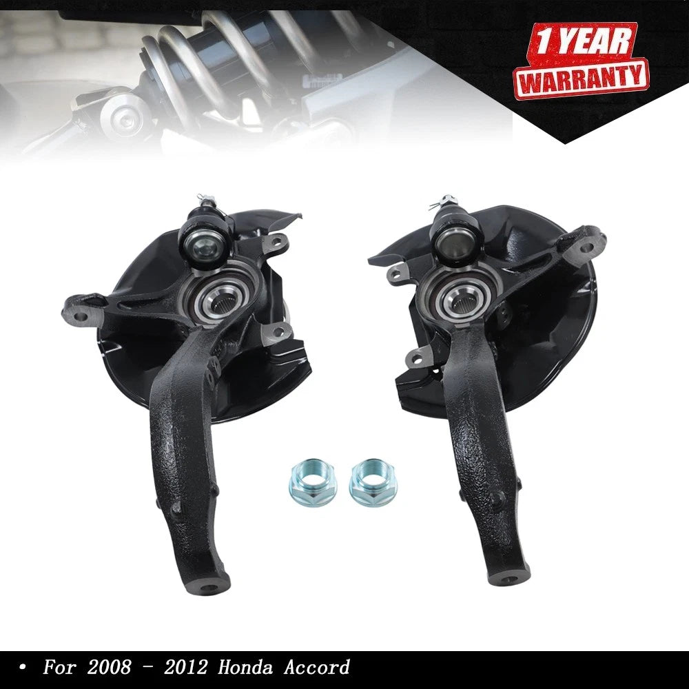 Front Steering Knuckle & Wheel Bearing Hub Assembly for Honda Accord (2008–2012)