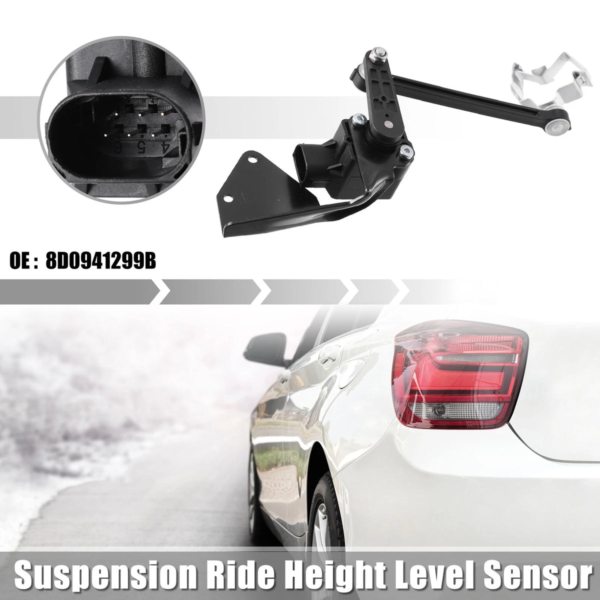 Ride Height Level Sensor Front Left Right for Audi A4 (2002–2008)