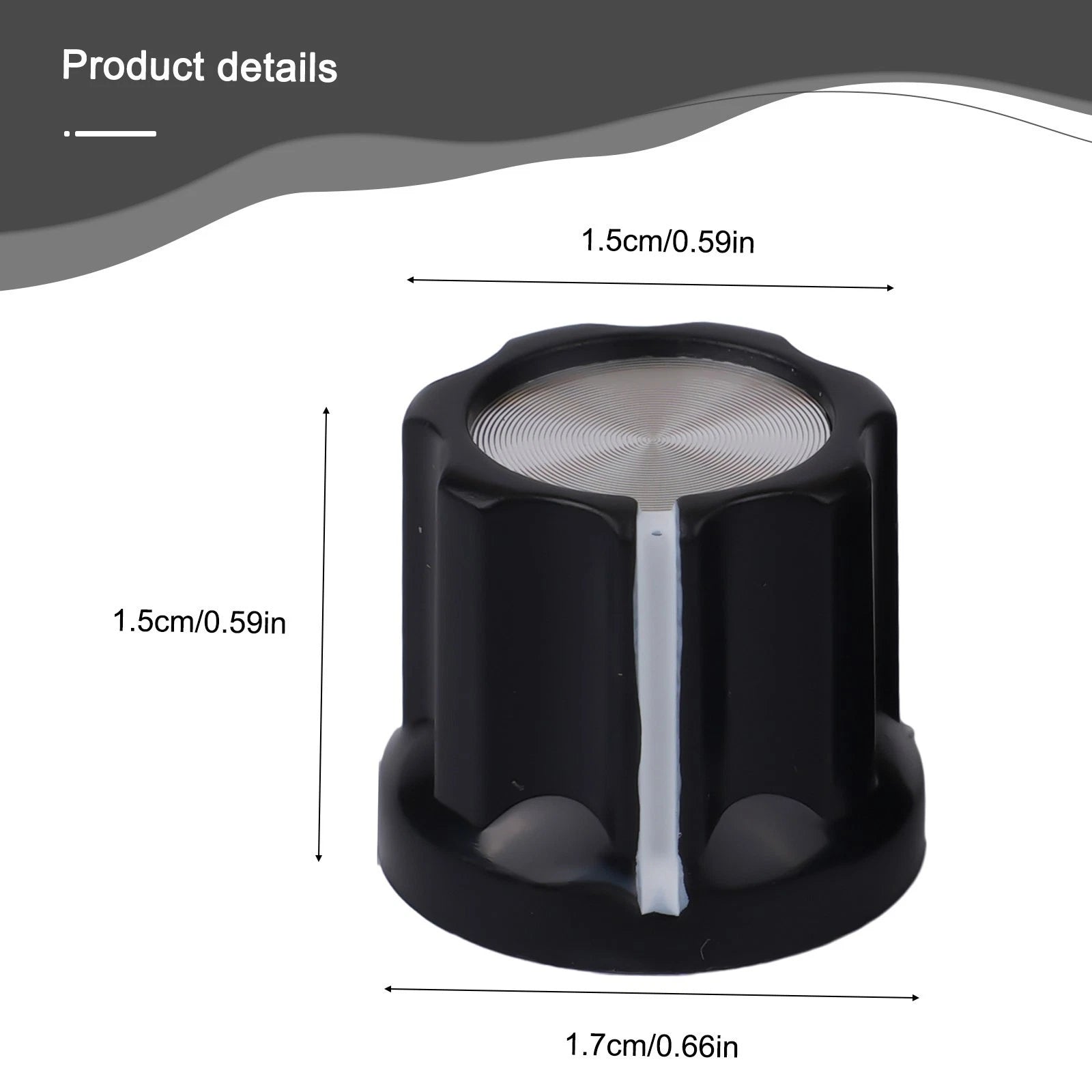 10pcs Tone Knobs for Electric Guitar Potentiometer Volume Control