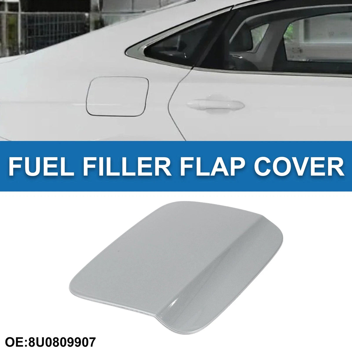 Fuel Tank Door Cap Replacement for Audi Q3 2013–2018 Fuel Filler Flap Cover