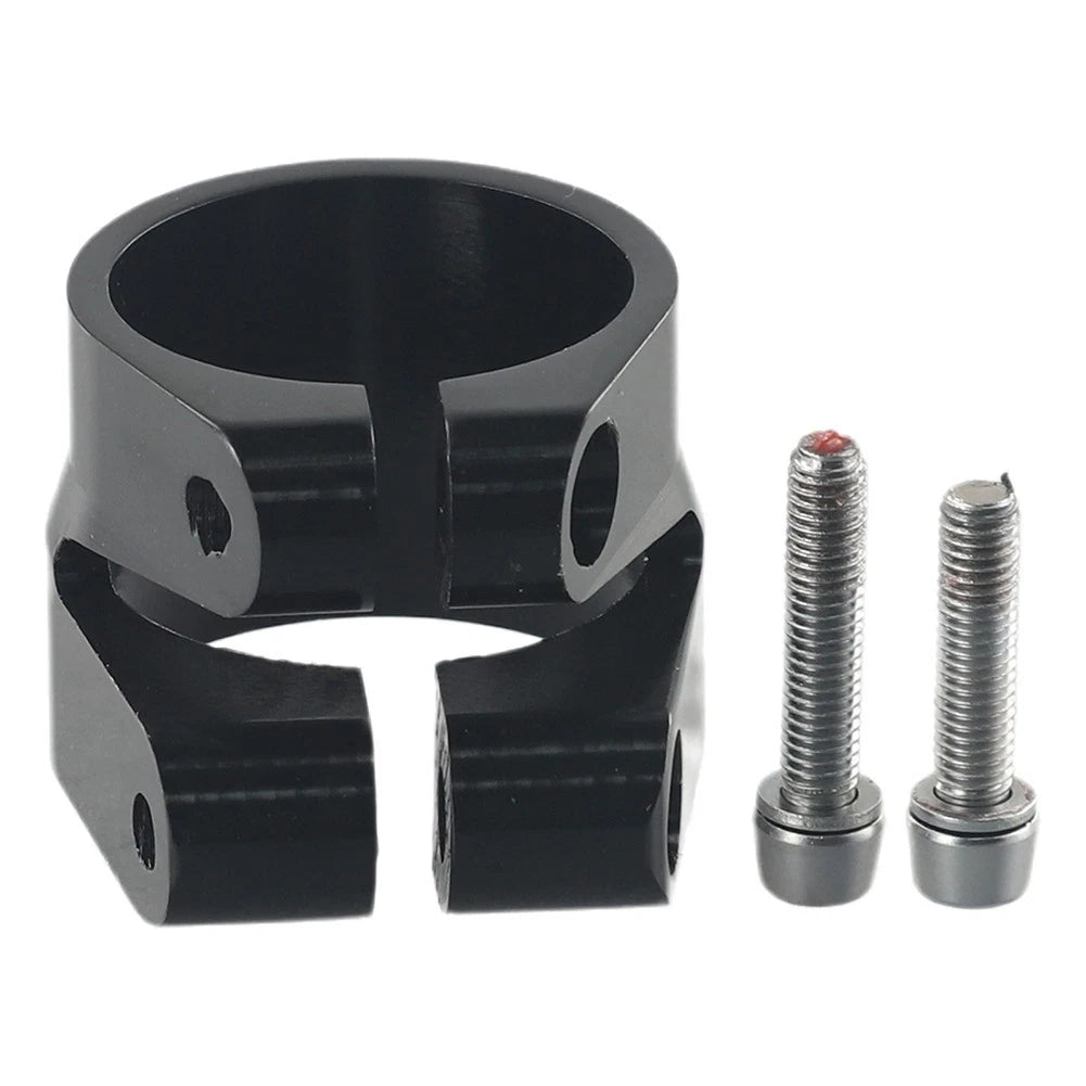 Secure Fit Bike Seatpost Clamp 28.6mm 34.9mm with Double Bolt Fastening