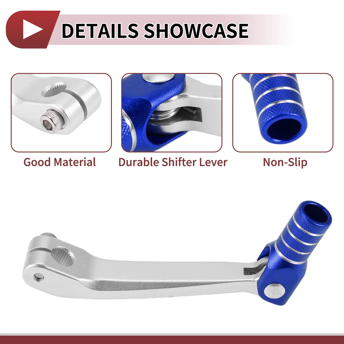 Gear Shifter Lever for Honda CRF150F (2003–2017) Silver Blue Replacement