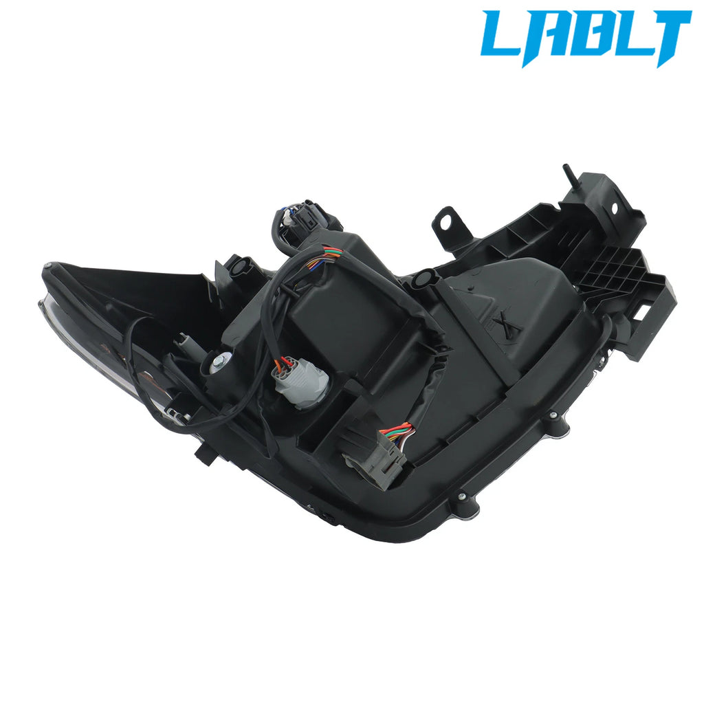 Left Headlight for Mazda CX-9 (2016–2021) LABLT LED Black Headlamp