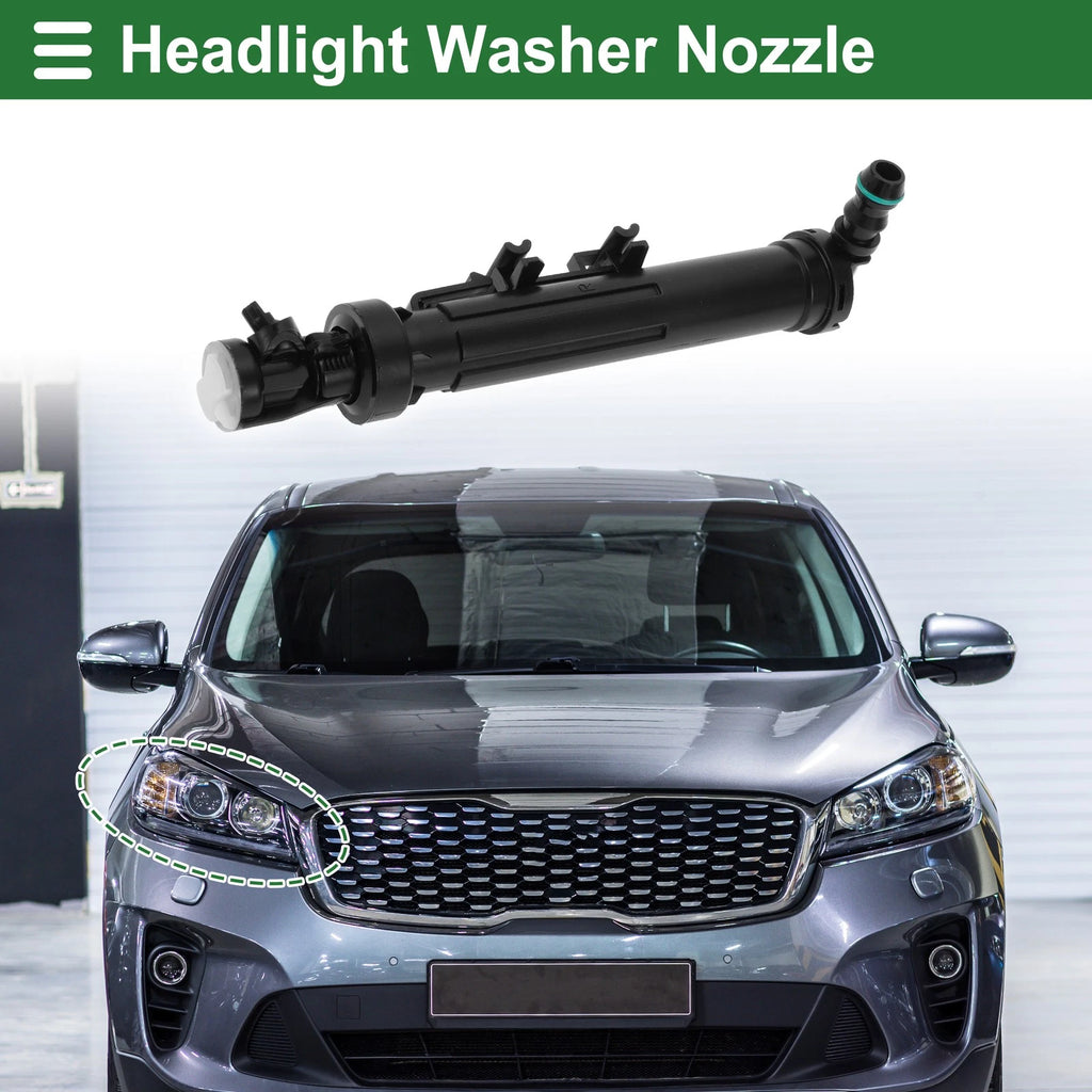 Front Passenger Side Headlight Washer Nozzle Replacement for Mercedes-Benz C-Class (2007–2014)