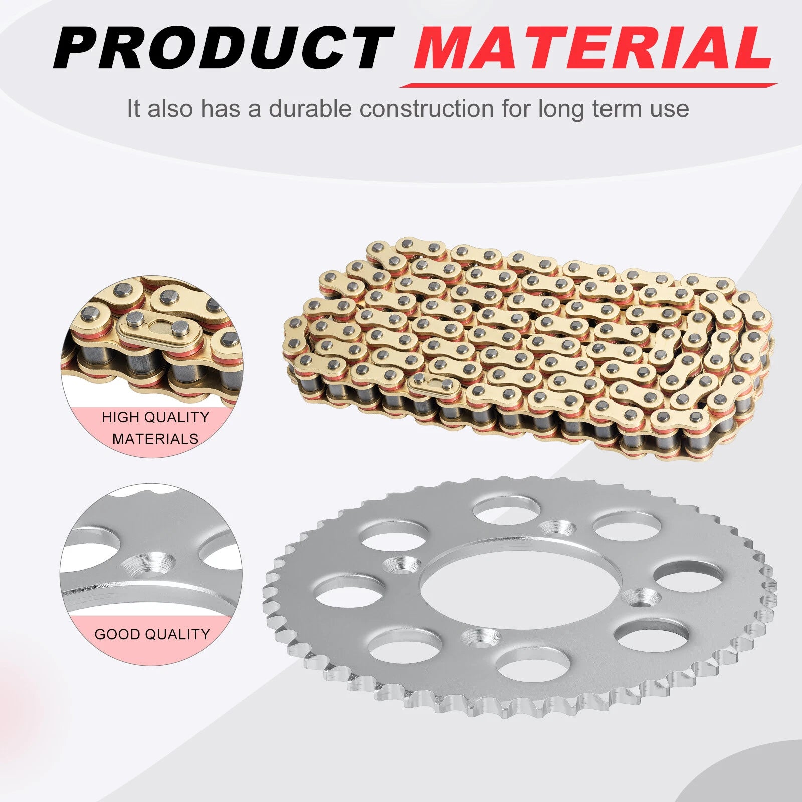 Sprocket Chain Set 14T/50T for Honda XR100R CRF100F (2004–2009) 428VM-X X-Ring