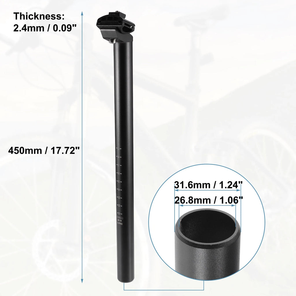 Bike Seat Post Aluminum Alloy Replacement for Universal Bicycle (2000–2026)