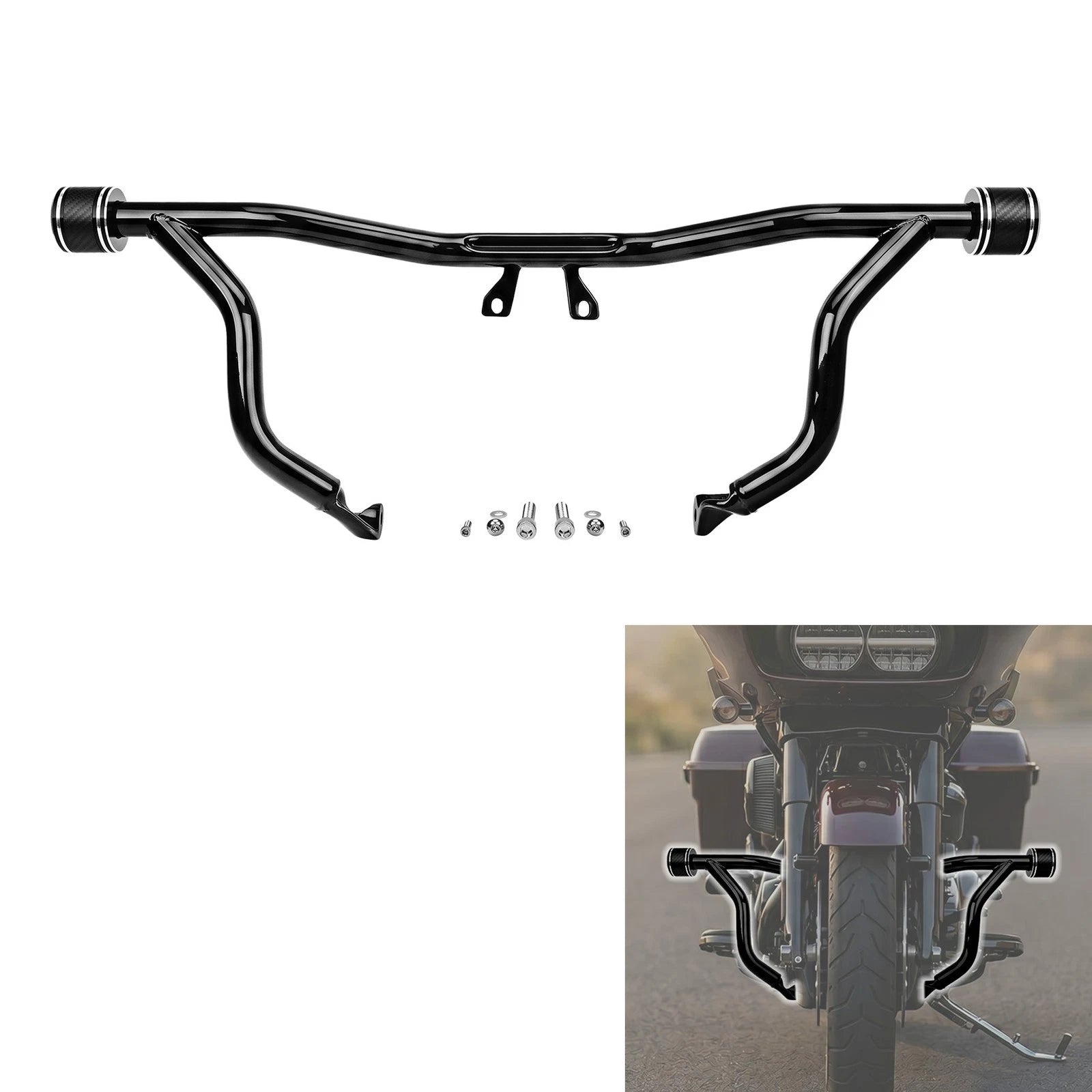 Front Engine Guard Crash Bar for Harley Touring Electra Road Glide (2014–2026)