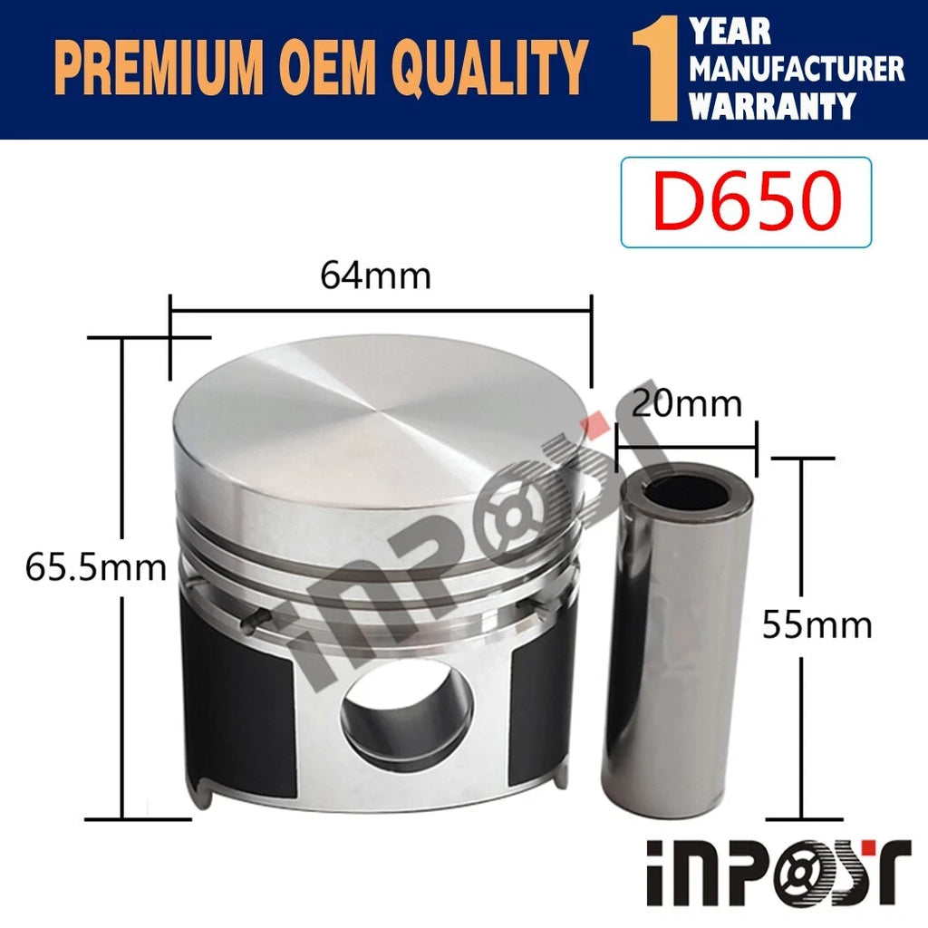 Piston STD 64mm for Kubota D650