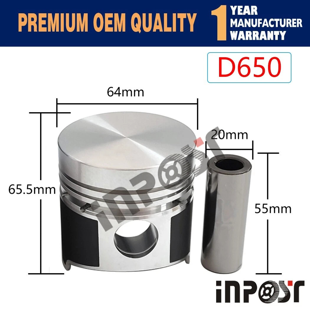 Piston STD 64mm for Kubota D650